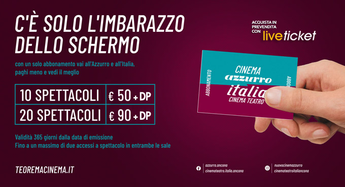 20 Ingressi Azzurro Italia