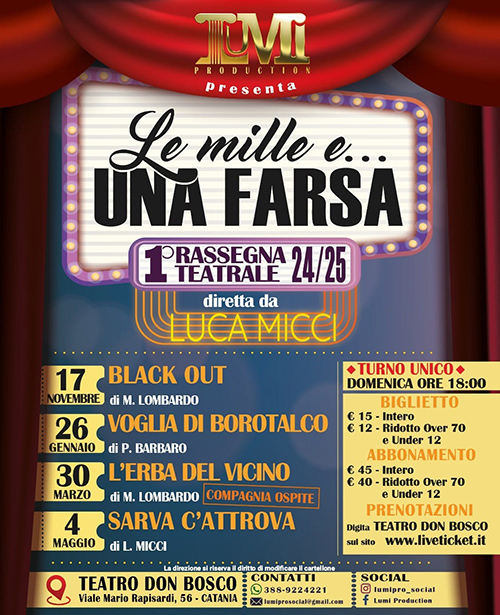 Le mille e... UNA FARSA