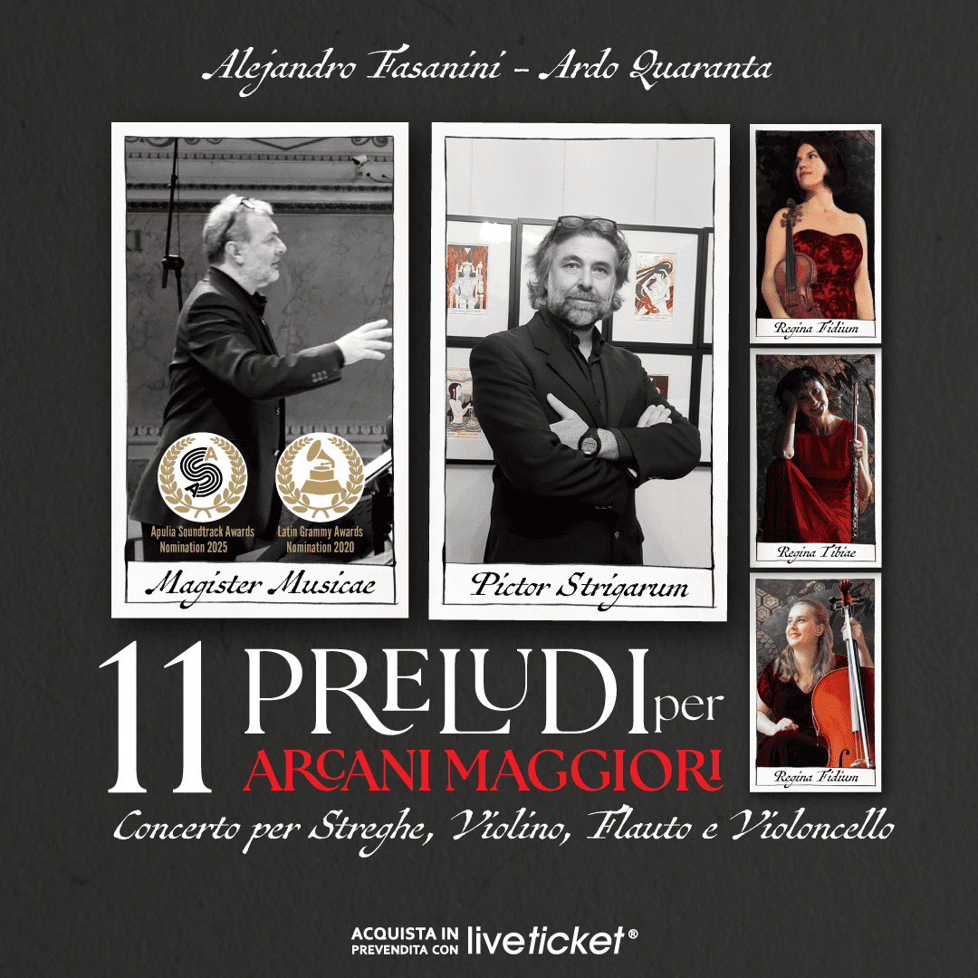 ALEJANDRO FASANINI ARDO QUARANTA "11 PRELUDI PER ARCANI MAGGIORI"