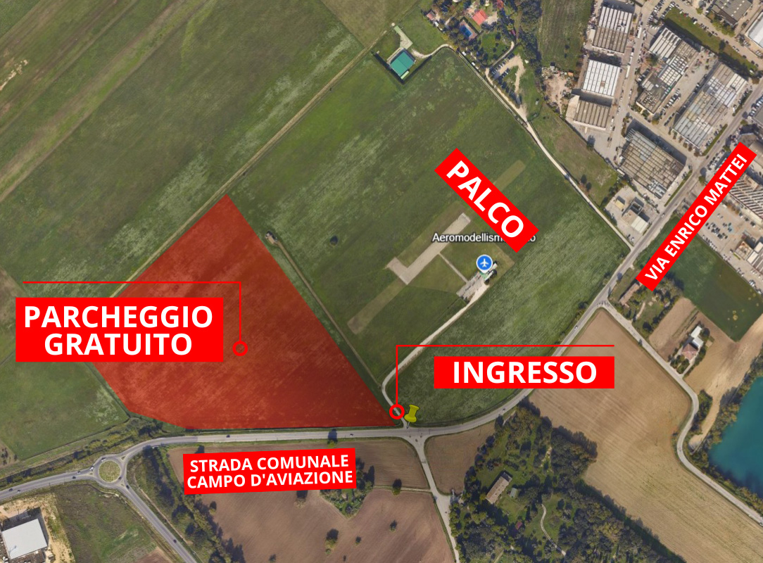 Ingresso all'Aeroporto di Fano 