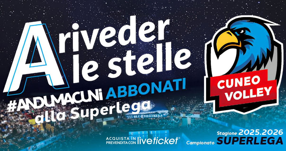 Biglietti per CUNEO VOLLEY