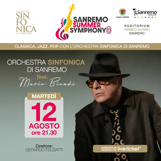 ORCHESTRA SINFONICA DI SANREMO feat MARIO BIONDI