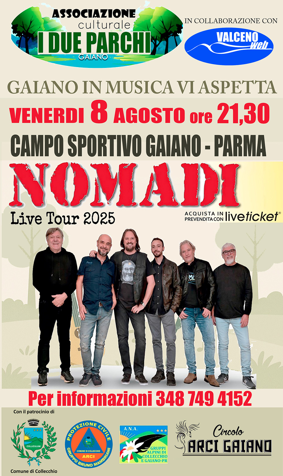 Gaiano in Musica - Nomadi