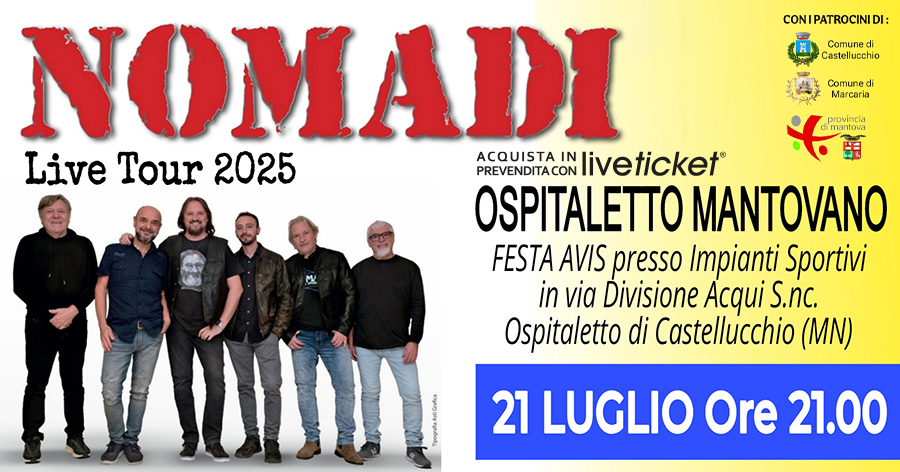 NOMADI LIVE TOUR 2025