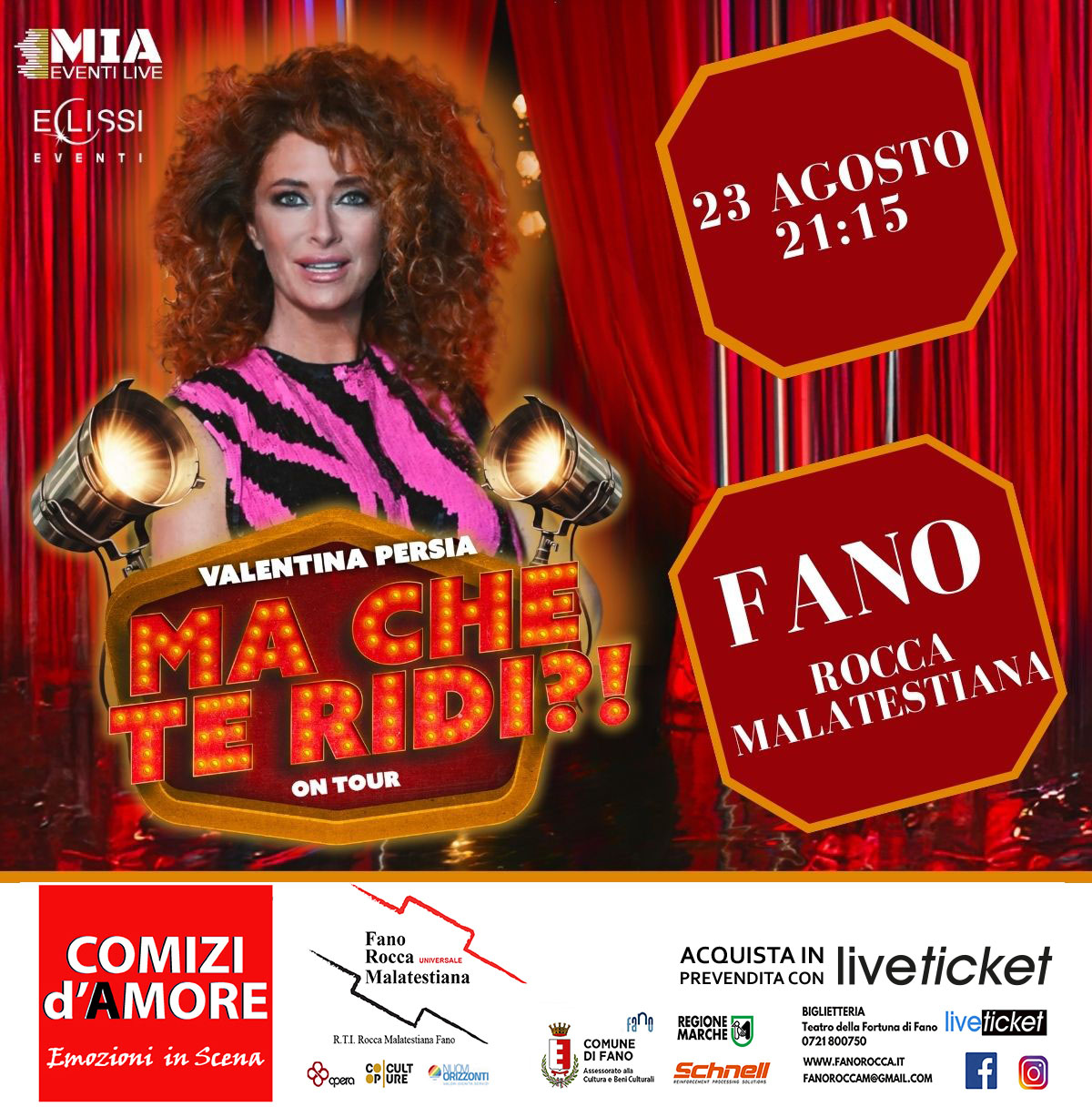 Valentina Persia - Ma che te Ridi - Fano Rocca Malatestiana