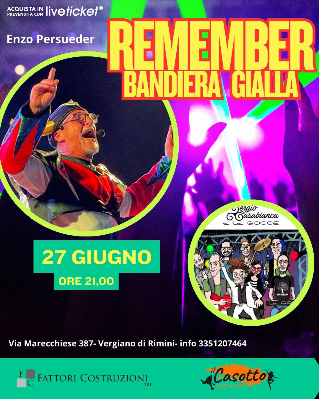 REMEMBER BANDIERA GIALLA!
