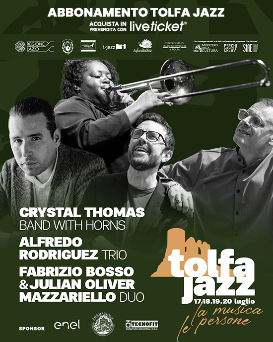 ABBONAMENTO 3 EVENTI TOLFA JAZZ FESTIVAL