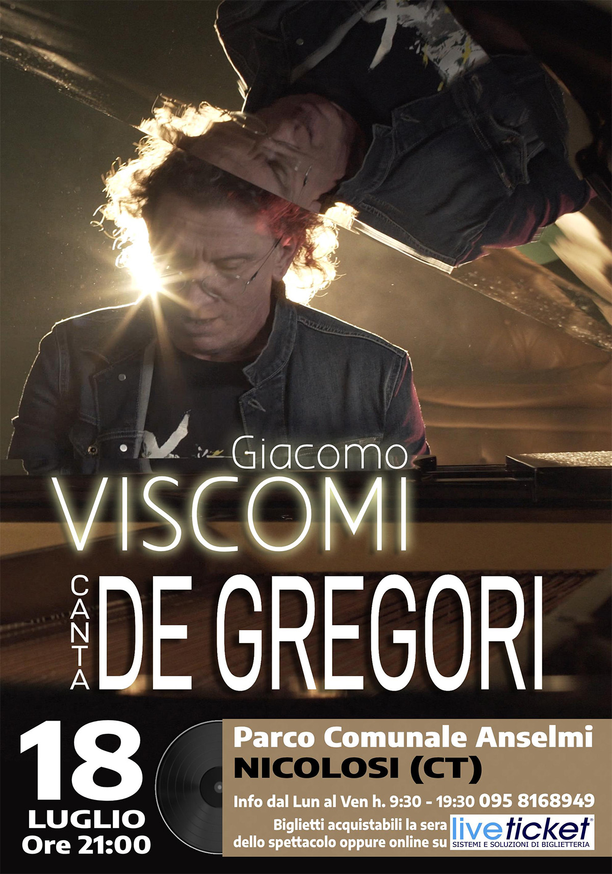 Giacomo Viscomi canta De Gregori
