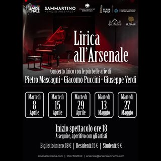 Biglietti Lirica all'Arsenale