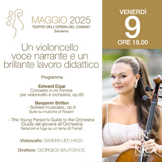 Biglietti UN VIOLONCELLO VOCE NARRANTE E UN BRILLANTE LAVORO DIDATTICO - SANDRA LIED HAGA