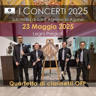 Biglietti Quartetto di Clarinetti OFP - Legni Pregiati