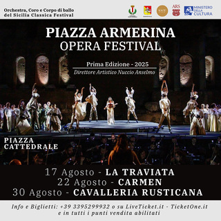 Biglietti CAVALLERIA RUSTICANA